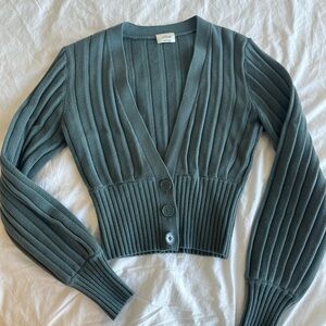 Wilfred Plunge Front Cardigan